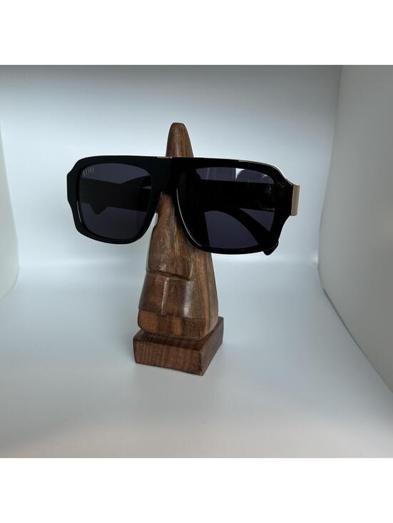 Other - 9Five Black and Gold Rectangular Sunglasses
